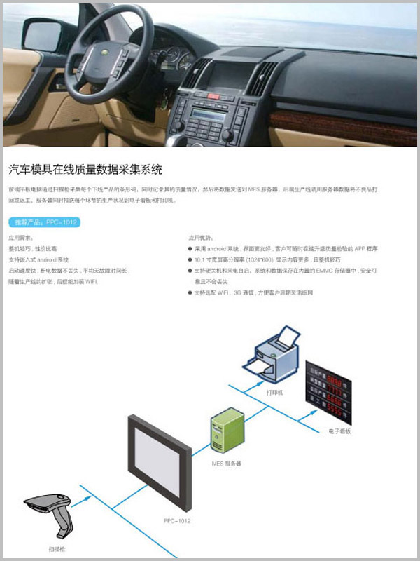 汽车模具在线质量数据采集系统